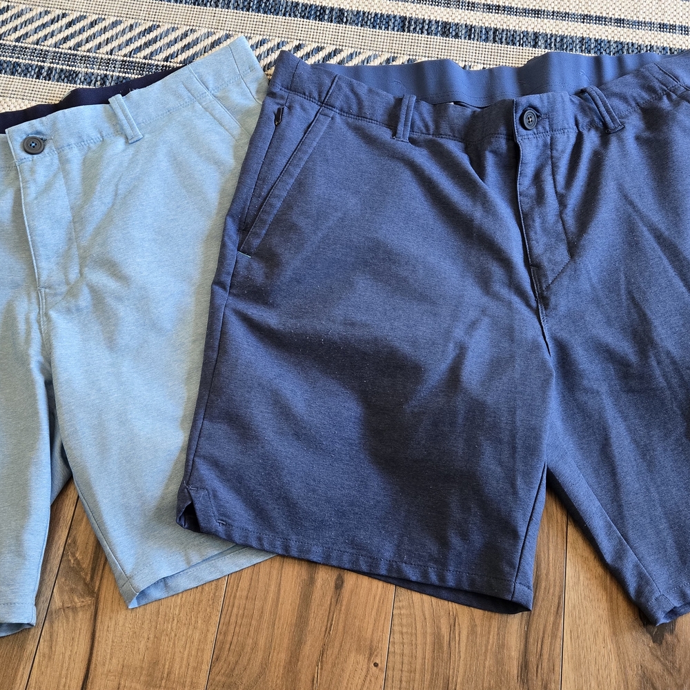 Tommy Bahama Blue Flat Front Shorts